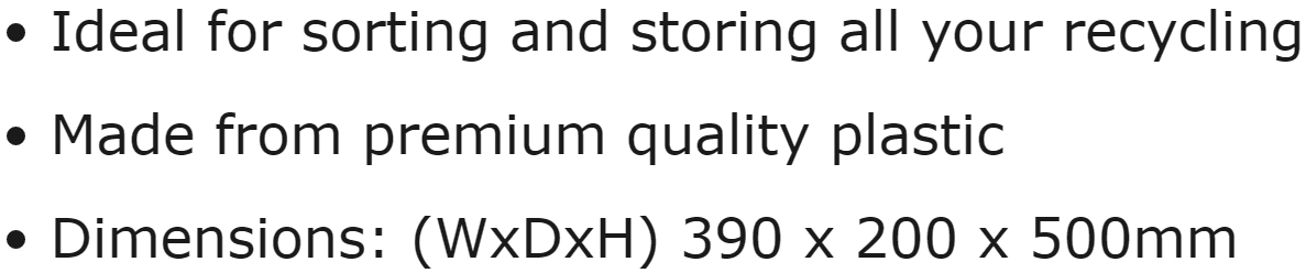 פחי אשפה למחזור WHAM RECYCLE IT TEXT